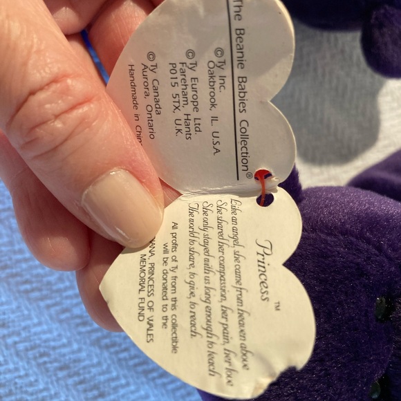 Princess Diana collectible Beanie Baby - Picture 4 of 6